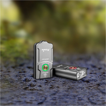 Latarka brelokowa Fenix E03R V2.0 szary