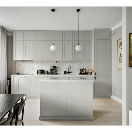 Lampa wisząca Kaja ASPEN K-5550 czarny, biały