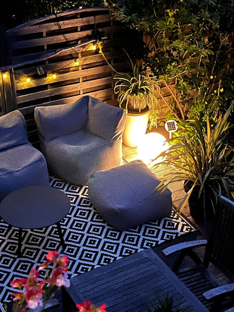 Kula LED Lampa zewnętrzna ogrodowa E27 Ø30 32416W biały