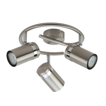 Spot Italux Palmoni SPL-2024-3A Nikiel satynowany, chrom