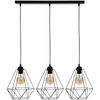 Milagro Lampa wisząca BASKET BLACK 3xE27 MLP7215 CZARNY