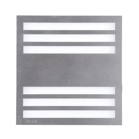 Eko-Light Oprawa schodowa PEPERS Barwa Zimna 6500K EKS0941 BIAŁY / SREBRNY