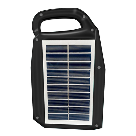 Eko-Light Lampa Solarna Kemp 5W 6500K EKO0549 CZARNY