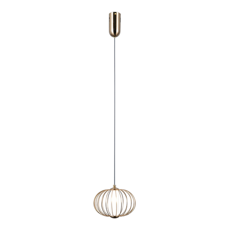 Lampa wisząca Italux Rabel PND-344221-1-HBR Złoty