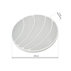 Plafon LED Milagro ML6171 Shell