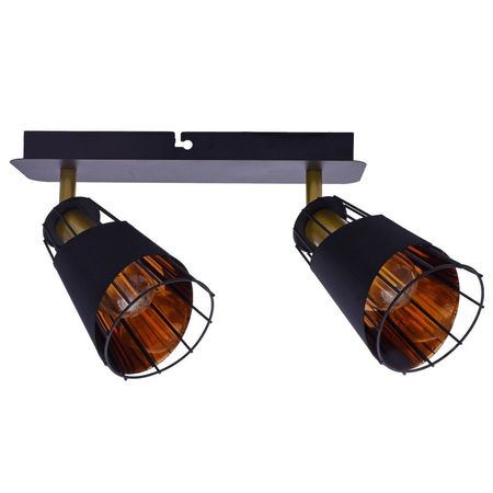 Milagro Lampa sufitowa RICK 2xE14 ML5566 CZARNY