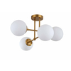 Lampa wisząca Roma 4xE14 złota LP-1345/4P GD