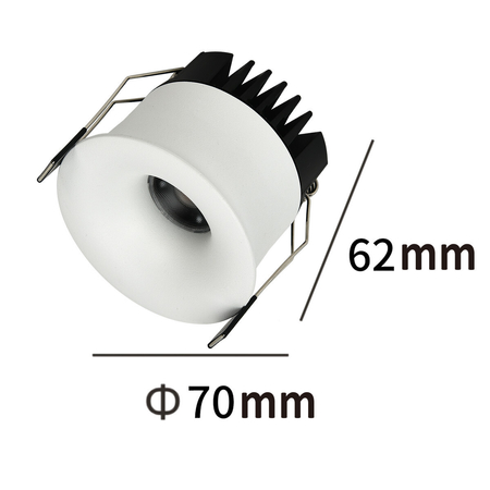 Light Prestige Oczko podtynkowe Zyra białe LED CCT LP-1606/1RS WH