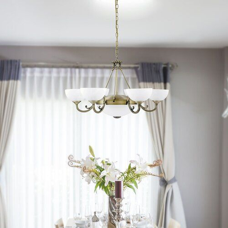 Żyrandol Rabalux Marlene 8546 brąz