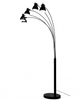 Lampa podłogowa Lumina Deco LDF-8801-5-BK Zorba