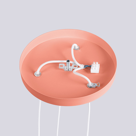 Sollux Lighting Lampa wisząca HALO 3P brzoskwiniowa SL.1755