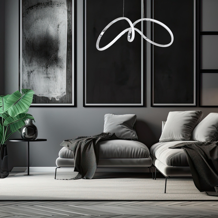 Milagro Lampa wisząca TESORO CHROME 48W LED ML7952 CHROM