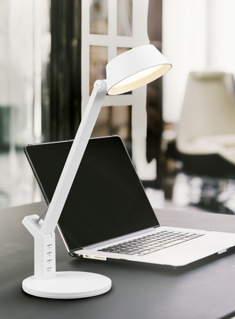 Lampa stołowa Trio 523090131 biały