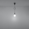 Sollux Lighting Lampa wisząca DIEGO 1 szara SL.0575