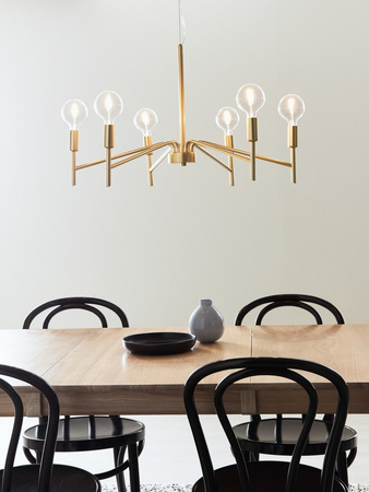 Lampa wisząca Markslöjd MONARCH 108210 złoty