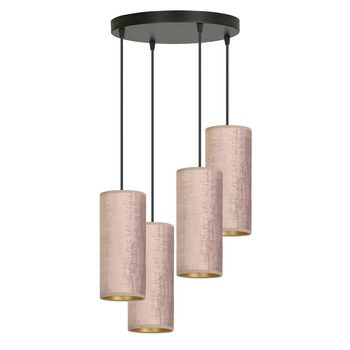 Lampa wisząca BENTE 4 BL PREMIUM ROSE Emibig 1061/4PREM różowy