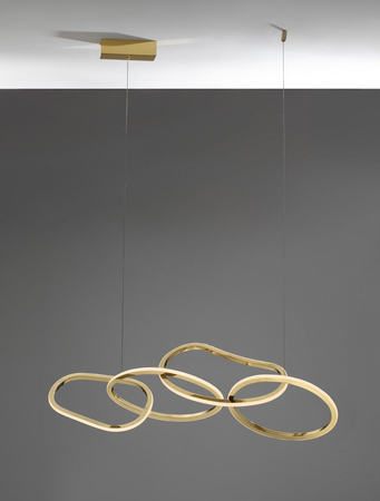 Lampa wisząca Luces Exclusivas CELAYA złoty LE42760