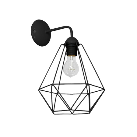 Milagro Kinkiet BASKET BLACK 1xE27 MLP7206 CZARNY