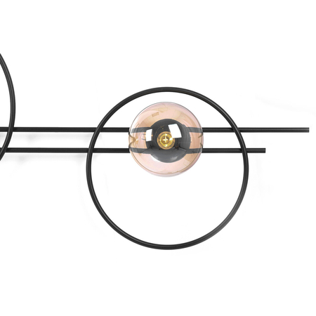 Kinkiet Kaja CORSA K-5347 bursztynowy, czarny