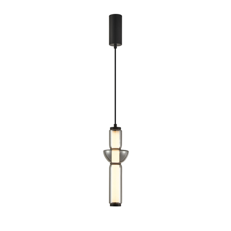 Lampa wisząca Italux PND-27372-1-19W-BK Czarny mat