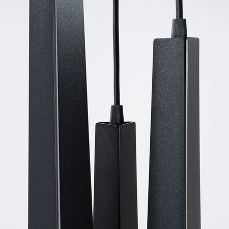 Sollux Lighting Lampa wisząca PRYSM 3P czarna SL.1401