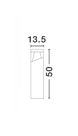 Lampa zewnętrzna Luces Exclusivas HORMIGUEROS - szary/biały LE71572