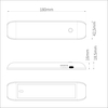 Eko-Light Lampka Podszafkowa Seb 4000K 18cm EKB1394 BIAŁY