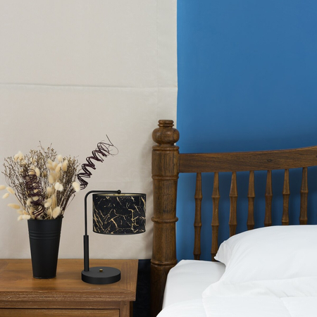 Milagro Lampka stołowa SENSO Black/Gold 1xE27 MLP7299 CZARNY / ZŁOTY