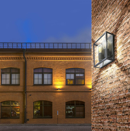 Kinkiet zewnętrzny NIKLAS 2 WALL BK Azzardo AZ4488 czarny