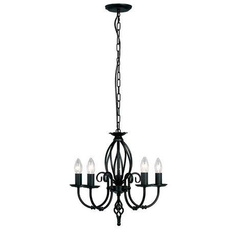 Żyrandol Elstead Lighting Artisan czarny ART5-BLACK