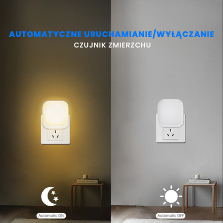 Eko-Light Lampka Wtykowa Pati 2700K EKW1439 BIAŁY