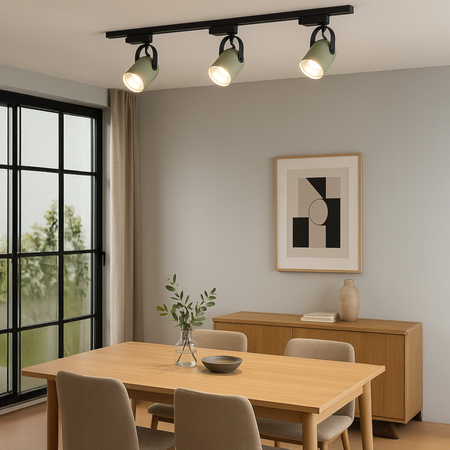 Milagro Oprawa Quber Track Szałwia 1xE27 ML2272 SZAŁWIA