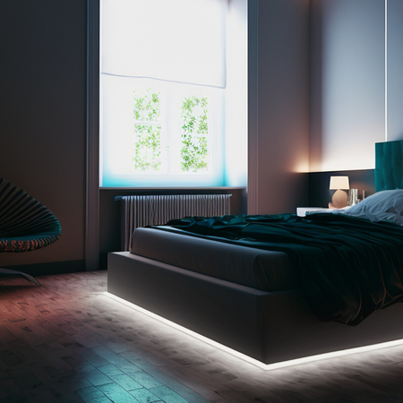 Eko-Light Taśma COB 8W/800lm/320/m 4000K IP20 12V 30m EKPL633