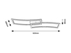 Lampa sufitowa Rabalux Cirilla 71005 czarny
