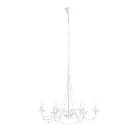 Żyrandol ŻYRANDOL RÓŻA 6 WHITE Aldex 397K biały