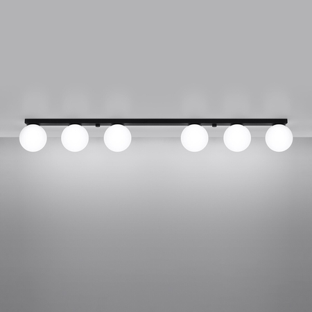 Sollux Lighting Plafon YOLI 6 czarny SL.1155