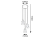 Lampa wisząca Rabalux Jarina 5333 czarny
