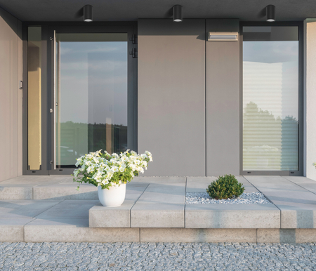 Lampa zewnętrzna Italux Rima 4K OPN-3064-4K Czarny piaskowany