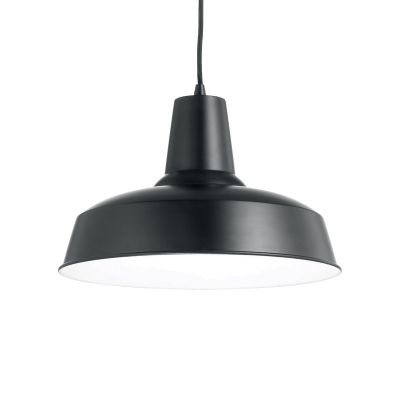 Lampa wisząca Ideal Lux 093659 Moby SP1 Nero